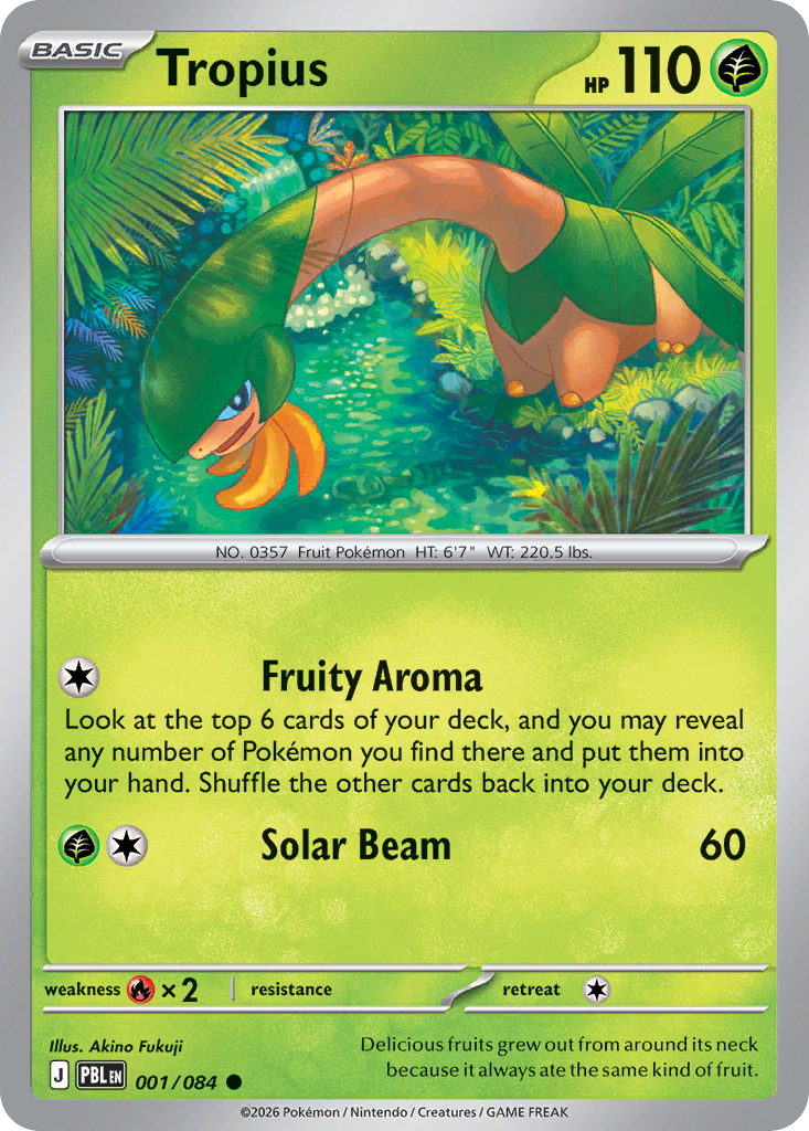 Tropius - Pitch Black #001/084