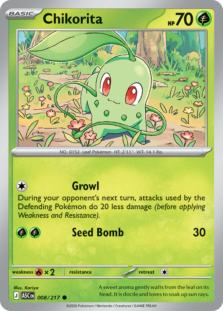 Chikorita - Ascended Heroes #008/217