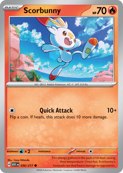 Scorbunny - Ascended Heroes #036/217