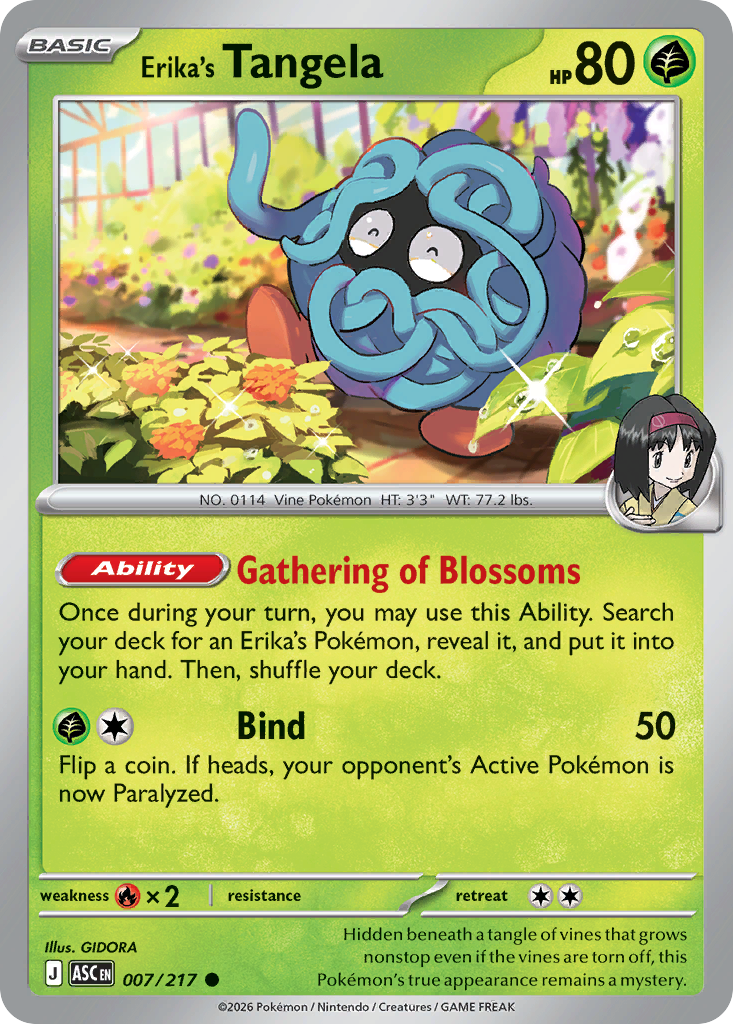 Erika's Tangela - Ascended Heroes #007/217