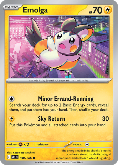 Emolga - Chaos Rising #030/086