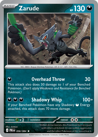 Zarude - Pitch Black #056/084