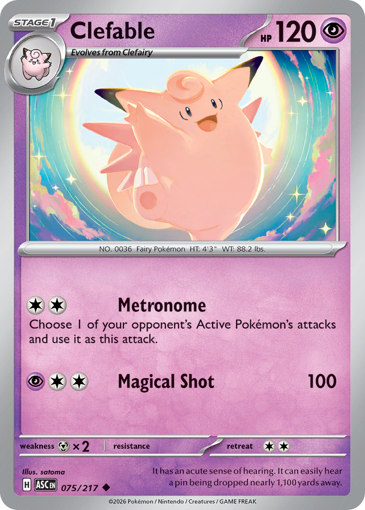 Clefable - me2pt5 #075/217