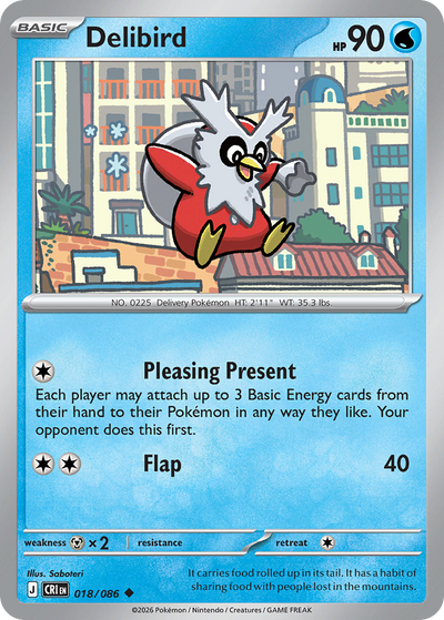 Delibird - Chaos Rising #018/086