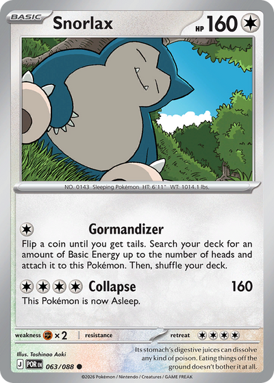 Snorlax - me3 #063/088