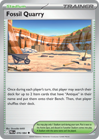 Fossil Quarry - Pitch Black #076/084