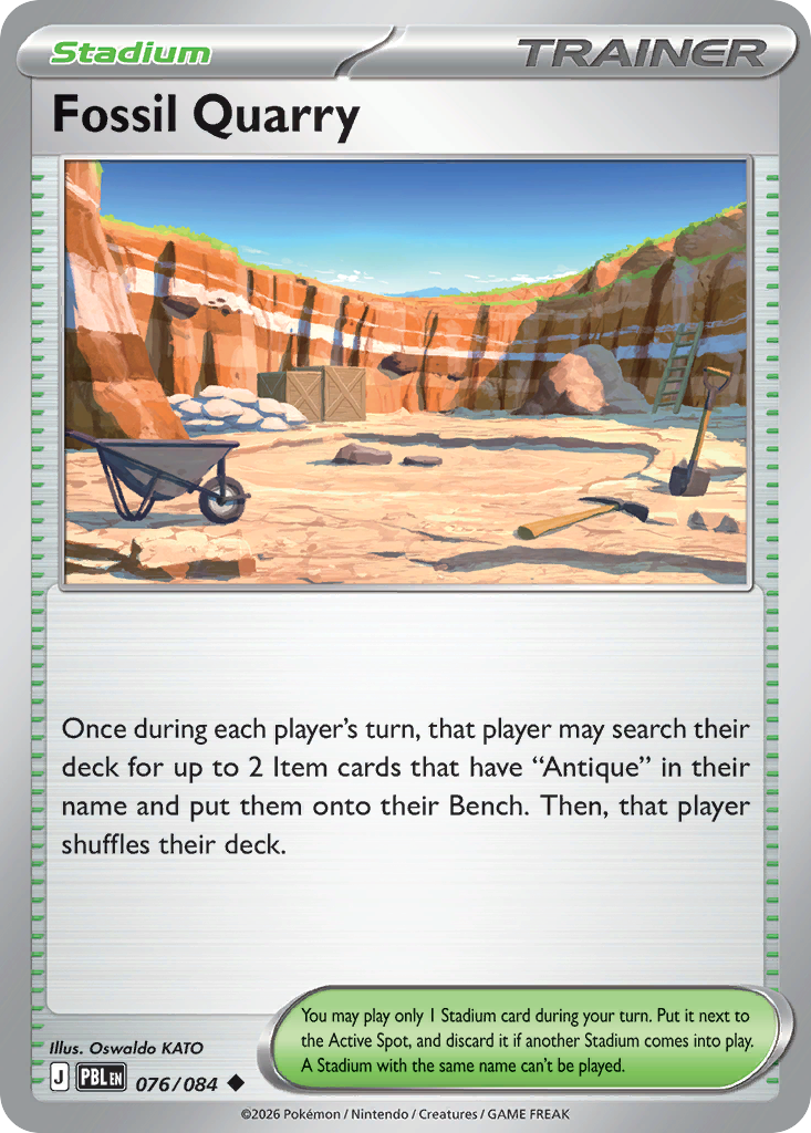 Fossil Quarry - Pitch Black #076/084