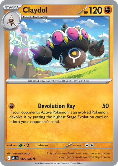 Claydol - Chaos Rising #047/086