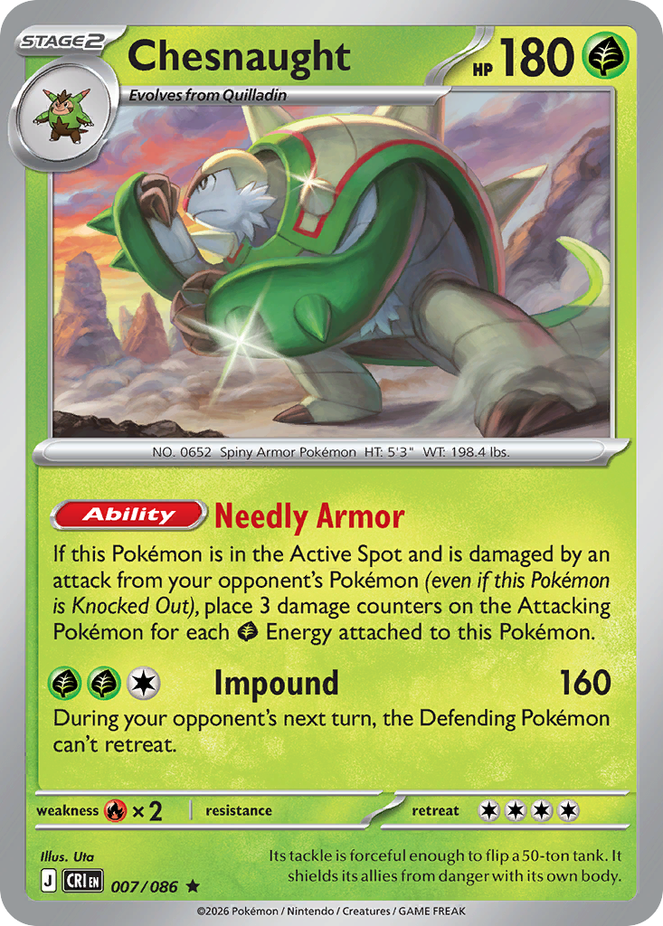 Chesnaught - Chaos Rising #007/086