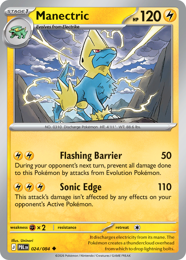 Manectric - Pitch Black #024/084
