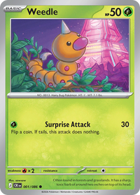 Weedle - Chaos Rising #001/086