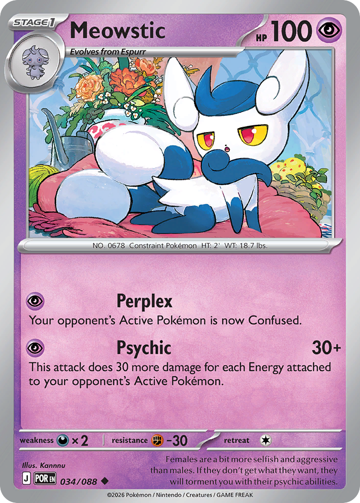 Meowstic - Perfect Order #034/088