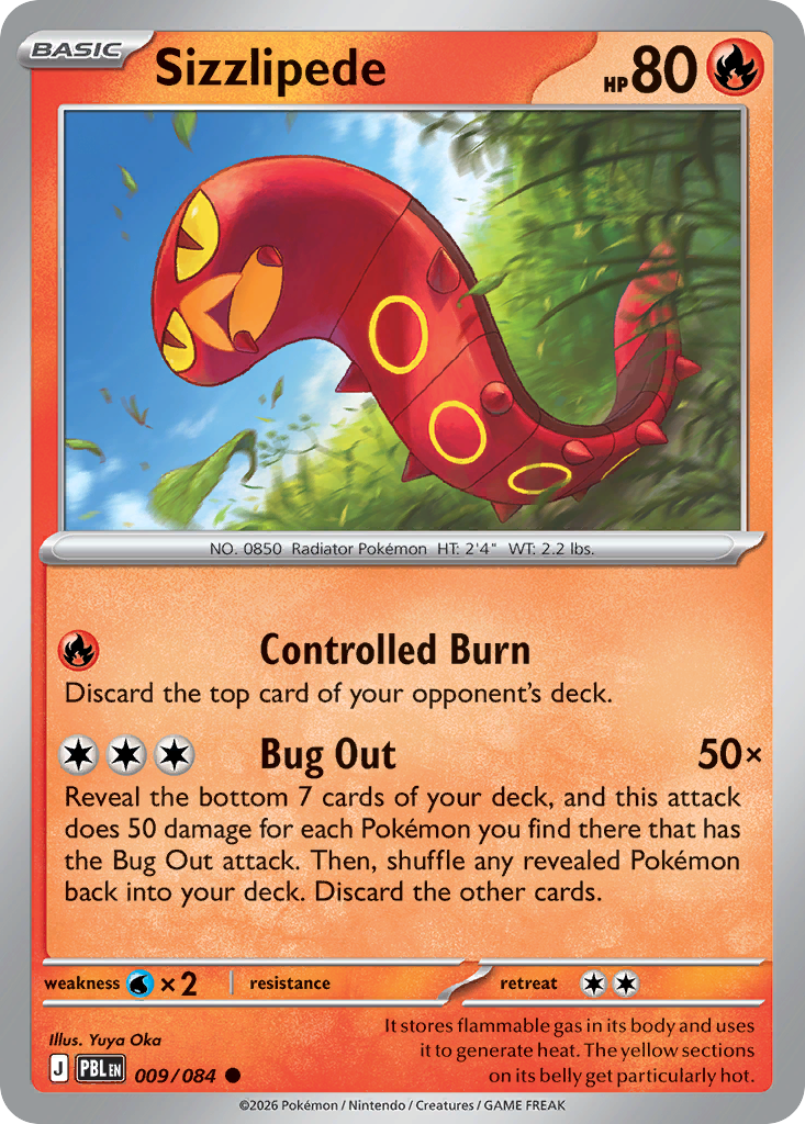 Sizzlipede - Pitch Black #009/084