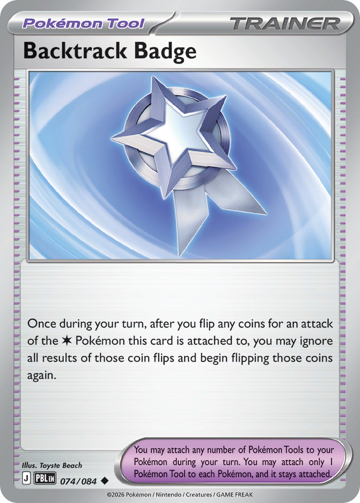 Backtrack Badge - Pitch Black #074/084