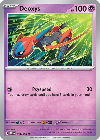 Deoxys - Chaos Rising #034/086