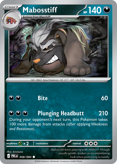 Mabosstiff - Pitch Black #058/084