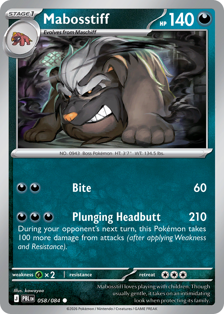 Mabosstiff - Pitch Black #058/084