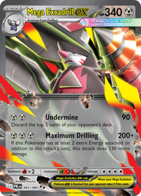 Mega Excadrill ex - Pitch Black #065/084
