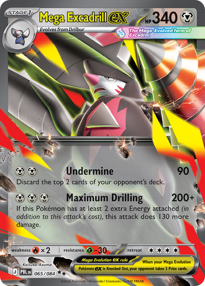 Mega Excadrill ex - Pitch Black #065/084