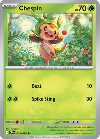 Chespin - Chaos Rising #005/086