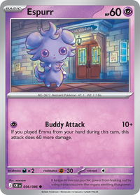 Espurr - Chaos Rising #036/086