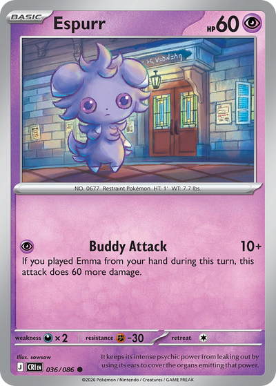 Espurr - Chaos Rising #036/086