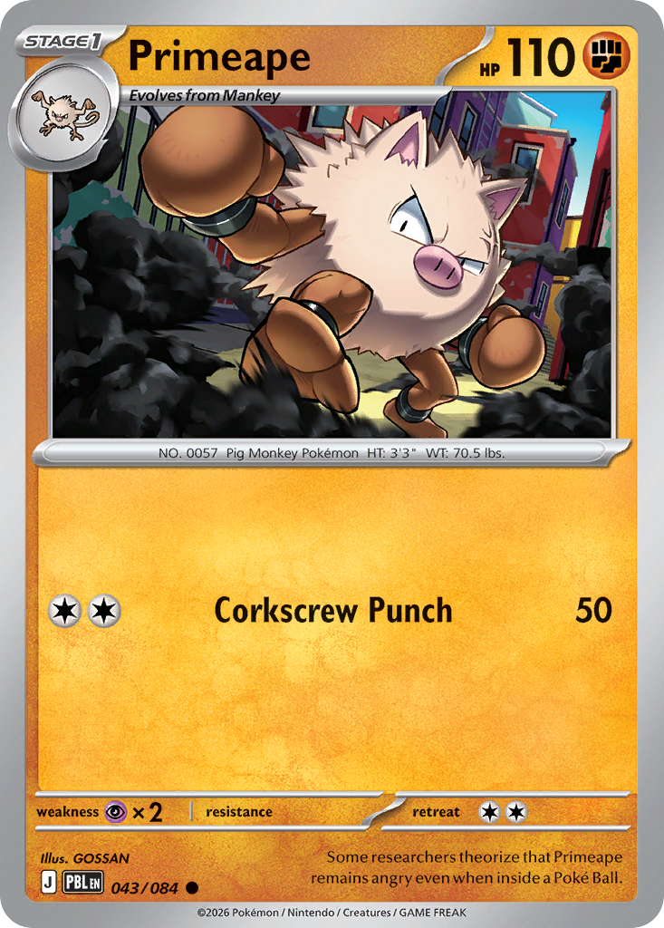 Primeape - Pitch Black #043/084
