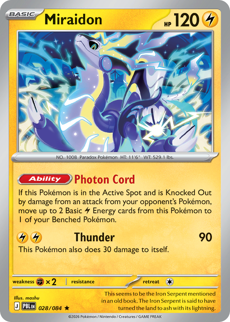 Miraidon - Pitch Black #028/084