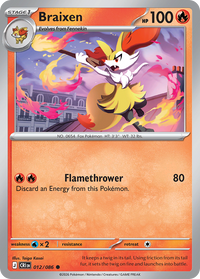Braixen - Chaos Rising #012/086